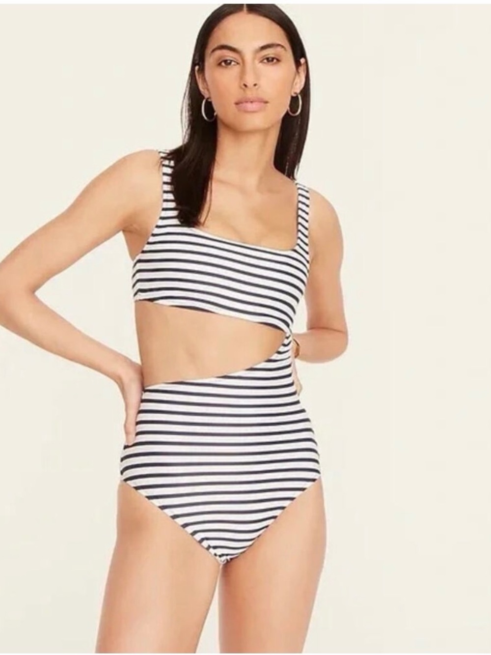 J Crew cut out one piece size 8 NWT